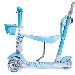 Самокат дитячий Bambi Scooter Smart 3-х колісний 5 в 1, 1451904439 до 25 кг - мініатюра 2