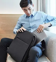 Рюкзак Xiaomi City Backpack 2 Dark Gray темно сірий - мініатюра 6
