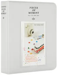 Фотоальбом для Fujifilm Instax Mini 64 фото Альбом для Mini (8, 9, 12, 11, 40, 99, evo, link), білий  - мініатюра 5