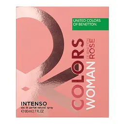 Парфумована вода United Colors of Benetton Colors de Benetton Woman Rose Intenso 80 мл (65170548) - мініатюра 3