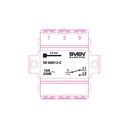 Перемикач Sven SE-60012-C cream (7100036) - мініатюра 3