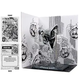 Фігурка Marvel Spider-Man - Collectible with Scene - Gold Label 0 - мініатюра 2