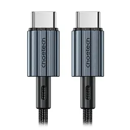 Кабель Type-C - Type-C, 2 м, чорний, Choetech, 60 Вт, 3A (XCC-1015)