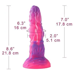 Фалоімітатор Hismith Tentacle Silicone Dildo Monster Series KlicLok та присоска для секс-машин - мініатюра 2