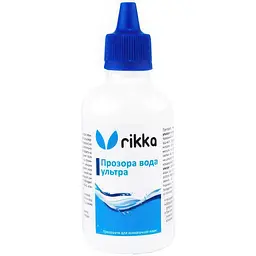 Прозрачная вода Ультра Rikka для быстрого устранения мутности аквариумной воды 100 мл 