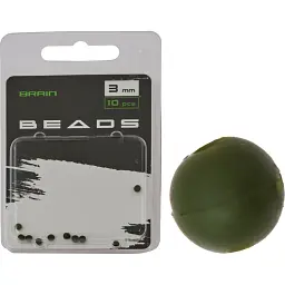 Намистина Brain Beads 3mm (10 шт/уп) Green SGXA-9240-2