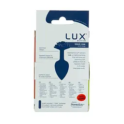 Металева анальна пробка Lux Active з трояндоюRose Anal PlugBlack, віброкуля в подарунок - мініатюра 6