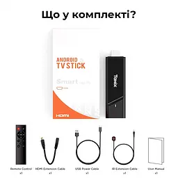 Смарт ТВ стік Tanix TX9 2/16Gb Amlogic S905Y4 Android TV 11, медіаплеєр 4K HDR - мініатюра 7