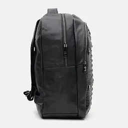 Чоловічий рюкзак Borsa Leather k1333-black 39х30х13.5 см Чорний - мініатюра 4