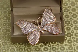 Брошка Xuping Jewelry метелик Кришинниця золотиста