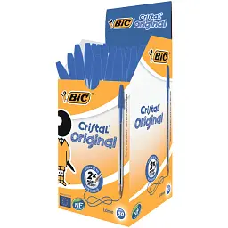 Ручка кулькова Bic Cristal, синя (bc847898) - мініатюра 2