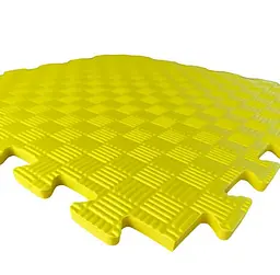 Мат-пазл (ластівчин хвіст) Sanstore EVA 50 x 50 x 1 см жовтий 2172758278 - мініатюра 4