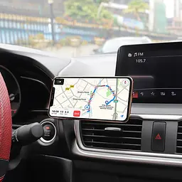 Автотримач Hoco CA46 Metal Magnetic in-car Holder for Dashboard Silver [73714]