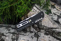 Багатофункціональний ніж Ruike Trekker LD32-B, (8.5 см) 12C27 / G10 чорний, 11 інстр. - мініатюра 3