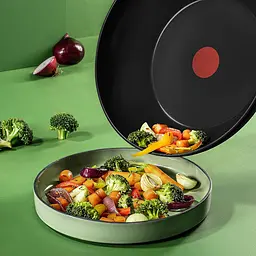 Велика сковорода з керамічним покриттям Tefal Renew On 28 см., Wok (C43519) - мініатюра 5