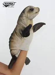 М'яка іграшка на руку Hansa Тюлень маленький, серія Puppet, 35 см. довжина (80330) - мініатюра 2