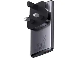 Мережевий зарядний пристрій BASEUS GaN5 Pro Ultra-Slim 65 W + кабель Type-C/Type-C 1 м Gray (CCGP150113) - мініатюра 3
