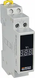 Вольтметр АСКО‑УКРЕМ VMD‑1 модульний цифровий однофазний AC 80‑500 V (A0010250001) - мініатюра 2