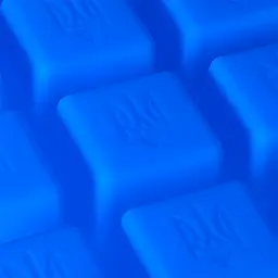Форма для льоду силіконова з гербом України 20 x 13.2 см, Profsil Синій 86638 - мініатюра 6