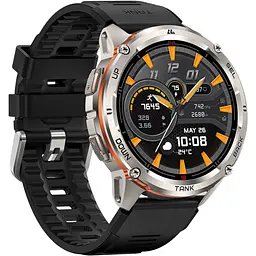 Смарт-годинник тактичний Kospet Tank T3 Ultra 2 Silver Metal (KTT0003U2SM) - мініатюра 3