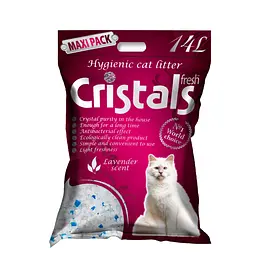 Наповнювач Cristals Fresh з лавандою, 14 л