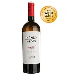 Вино Pilot’s Wines Riesling біле сухе 0.75 л - мініатюра 2
