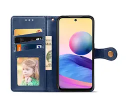 Чохол-книжка GETMAN для Xiaomi Redmi 10 / Redmi Note 11 4G Galant Cover Case [Black] [66762] - мініатюра 4