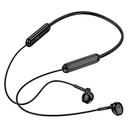 Бездротові спортивні навушники BOROFONE BE70 Light neck-hanging BT earphones чорний - мініатюра 3