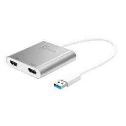 USB-Хаб j5create JUA365-N USB-A на 2xHDMI (JUA365-N) - мініатюра 2