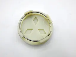 Емблема колеса Mitsubishi (4 шт) Срібні Пластик (ковпачки колеса для титанів) (діаметр ф60 мм) - мініатюра 4