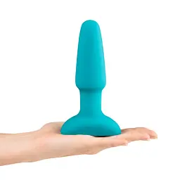 Анальна пробка B-Vibe Rimming Plug 2 15 см (бірюзовий) - мініатюра 4