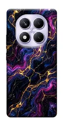 TPU чохол Demsky Purple space marble для Xiaomi Redmi Note 14 Pro 4G