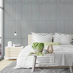 Покриття вінілове самоклеюче Wall Sticker 3D рейки 600х600х2.8 мм SW-00003243 - мініатюра 5
