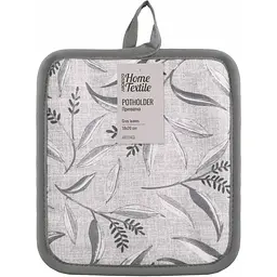 Прихватка Ardesto Grey Leaves cірий 18 х 20 см (ART04GL)
