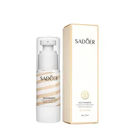Тональний крем для обличчя зволожуючий двофазний Sadoer Concealer Two Tone Liquid Foundation 35 мл SD51704 Слонова кістка