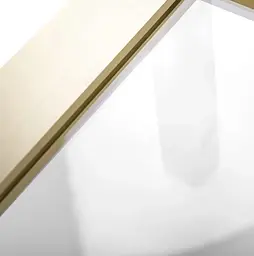 Душова стінка Rea Aero 90 brushed gold REA-K4700, прозорий, золотий - мініатюра 6