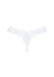 Еротичні мереживні стринги Obsessive Heavenlly XL/2XL білий - мініатюра 7
