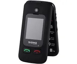 Телефон Sigma mobile Comfort 50 Shell DUO Type-C кнопковий чорний (4827798212523) - мініатюра 4