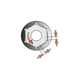 Головка торцева 6-гранна Yato квадрат 3/4" М= 19 мм L= 50 мм (YT-1301) - мініатюра 5