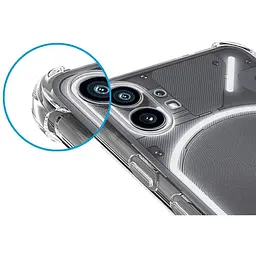 Панель BeCover Anti-Shock для Nothing Phone (1) Clear (709349) - мініатюра 3