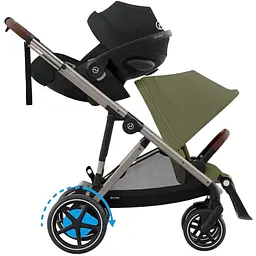 Коляска Cybex eGazelle S TPE Moss Green khaki (525000169) - мініатюра 6