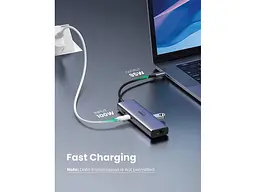 Мультипортовий адаптер UGREEN CM512 Gray (60515) - мініатюра 4