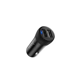 Автомобільний зарядний пристрій Hoco Z21 Car Charger 2USB 3.1A Black [69325] - мініатюра 3