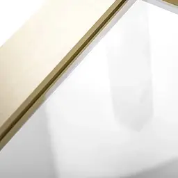Душові двері Rea Rapid Slide 120 brashed gold REA-K4709, прозорий, золотий - мініатюра 5