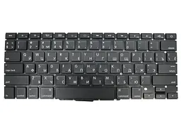 Клавіатура для APPLE A1398 Macbook Pro MC975, MC976(2012) (RU, Small Enter з підсвічуванням) - мініатюра 3
