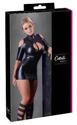 Міні-сукня Cottelli Party Cold Shoulder, XL (чорний)