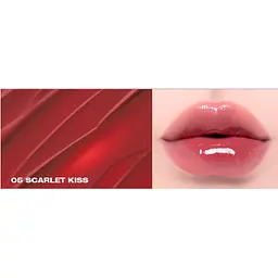 Блиск для губ Huemi Melting Glaze Lip Gloss 05 Червоний поцілунок 3.6 мл - мініатюра 5