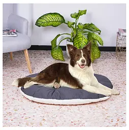 Подушка для собак і котів Ferplast Relax F 89/10 зі штучним хутром сіра 85×55 см 82089097 - мініатюра 5