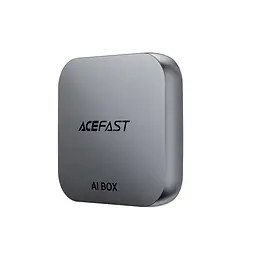 Адаптер ACEFAST QC2 AI Box CarPlay бездротовий adapter for car металево-сірий