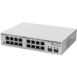 Комутатор Mikrotik CSS318-16G-2S+IN, 16x Gigabit Ethernet ports, 2x 10G SFP+ ports, 16 MB FLASH, SwO - мініатюра 2